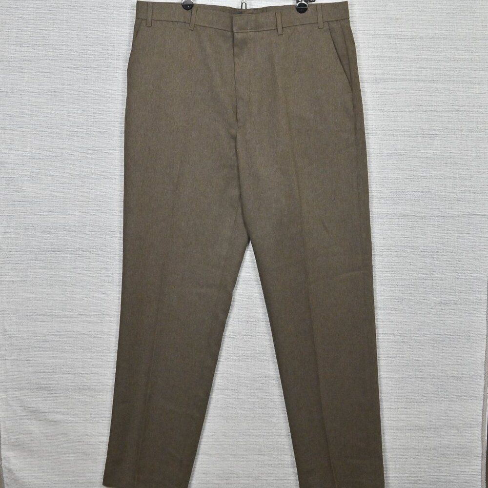 Vintage Levi's Action Slacks Formal Retro Pleated Front Tan Dress Pants W38 L34